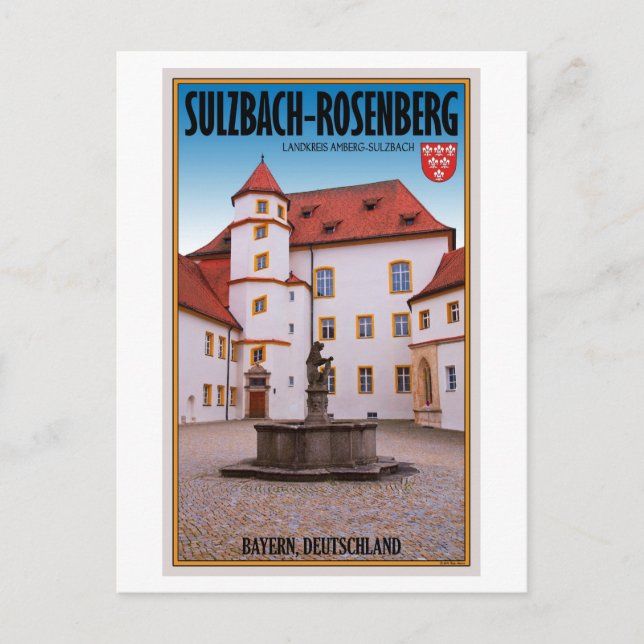 Sulzbach-Rosenberg - Burg Sulzbach Postkarte (Vorderseite)