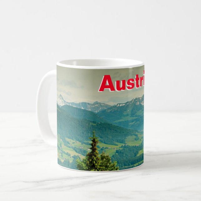 Sulzberg, Österreich Kaffeetasse (Vorderseite Links)