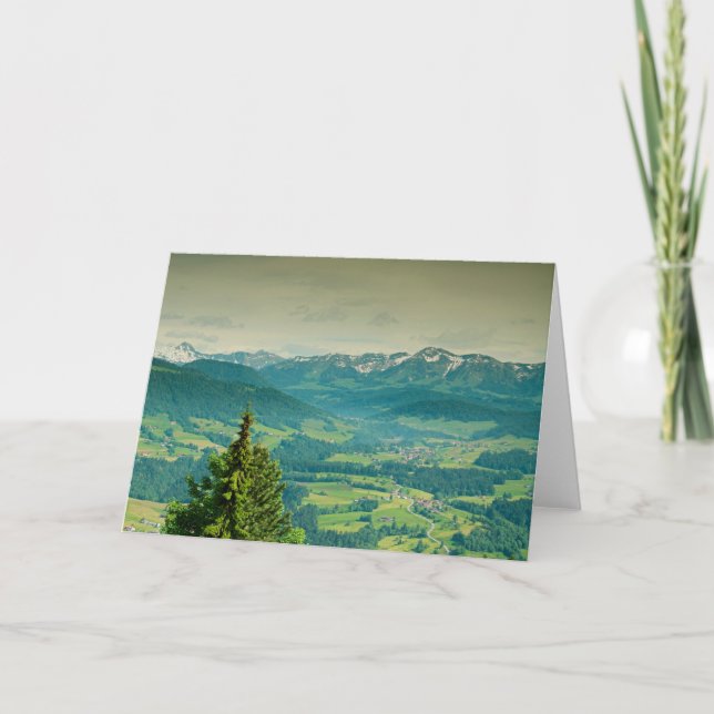 Sulzberg, Österreich Karte (Vorderseite)