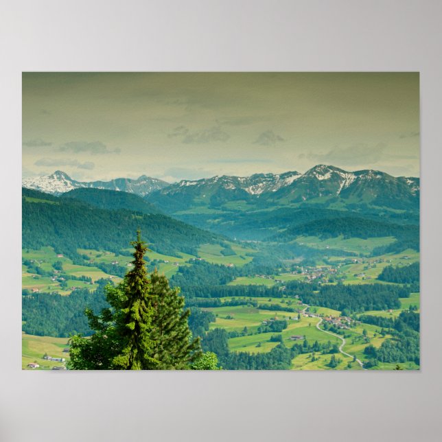 Sulzberg, Österreich Poster (Vorne)