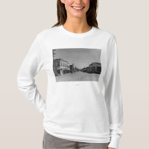 Sumas, WA - Ansicht der im Stadtzentrum gelegenen T-Shirt