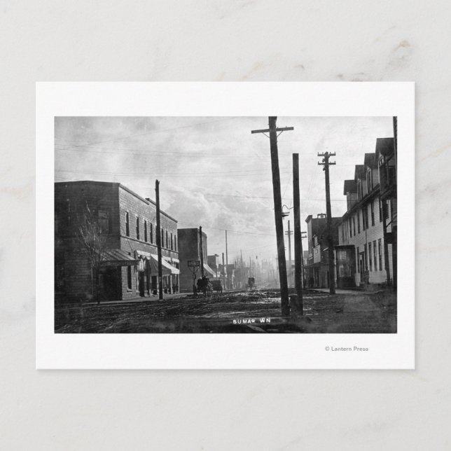 Sumas, WashingtonA Street SceneSumas, WA Postkarte (Vorderseite)