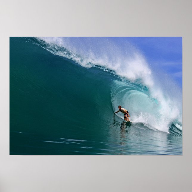 Sumatra Barrel Ride: Episches Surfen in Indonesien Poster (Vorne)