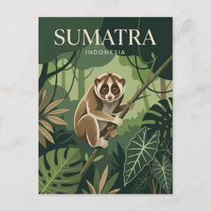 Sumatra Indonesien Postkarte