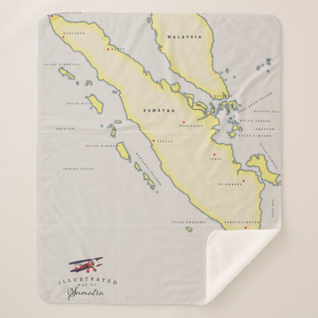 Sumatra-Karte Sherpadecke (Vorderseite)
