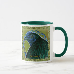 Sumatra Rooster Gerahmt Tasse