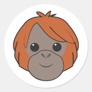 Sumatran Orangutan Stickers