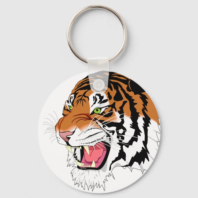 Sumatran Tiger Schlüsselanhänger (Vorderseite)
