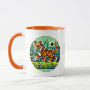 "Sumatran Tiger Tasse - Jungle Design