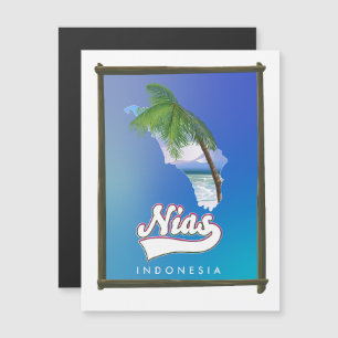 Sumba Insel Indonesien Reisekarte Magnetkarte