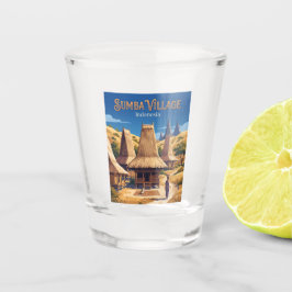 Sumba Insel Indonesien Schnapsglas
