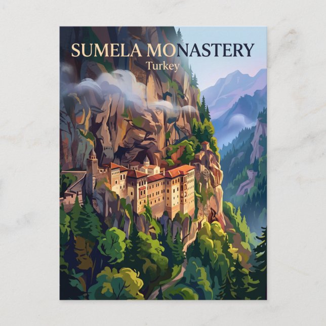 Sumela-Kloster Türkei Postkarte (Vorderseite)