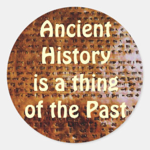 SUMERIAN CUNEIFORM SCHRIFTStickers Runder Aufkleber