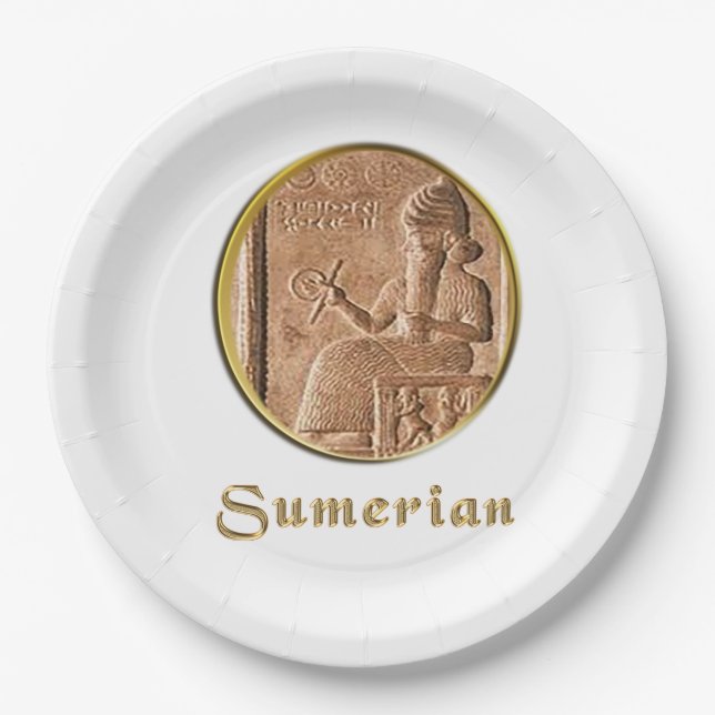 sumerisch pappteller (Vorderseite)