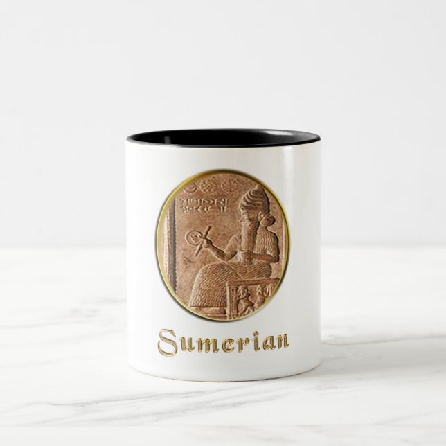 sumerisch zweifarbige tasse (Mittel)