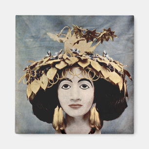 Sumerische Kopfbedeckung getragen von Queen Shub-a Magnet