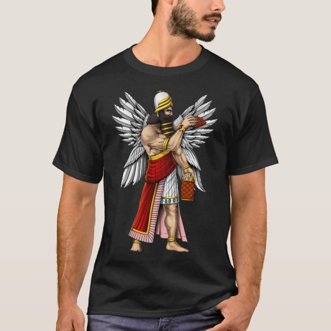 Sumerischer Gott Enki T-Shirt (Vorderseite)