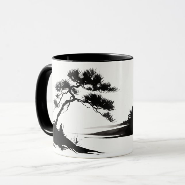 Sumi-e#1 Tasse (Vorderseite Links)