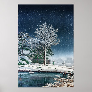 Sumidagawa Suijin Forest von Tsuchiya Koitsu Poster