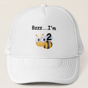 Summen-Hummel-2. Geburtstags-T - Shirts und Truckerkappe