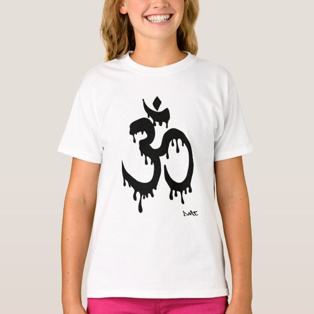 SUMMEN-OM-DMT-ANGELEGENHEITENGRAFFITI OMMANI PADME T-Shirt (Vorderseite)