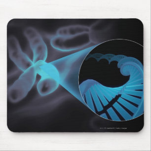 Summen Sie herein von einem DNS-Strang in einem Mousepad