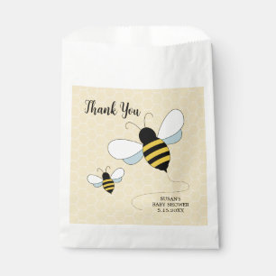 Summende Bienen Baby Shower Geschenktüten Gold Geschenktütchen