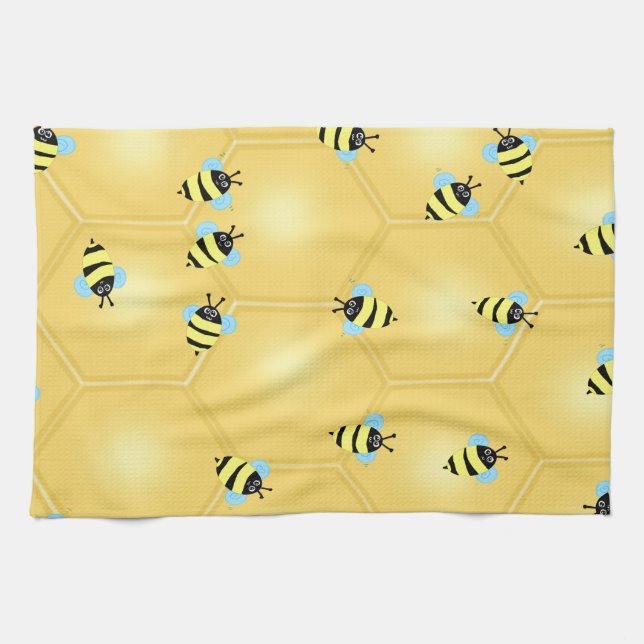 Summende Bienen Handtuch (Horizontal)
