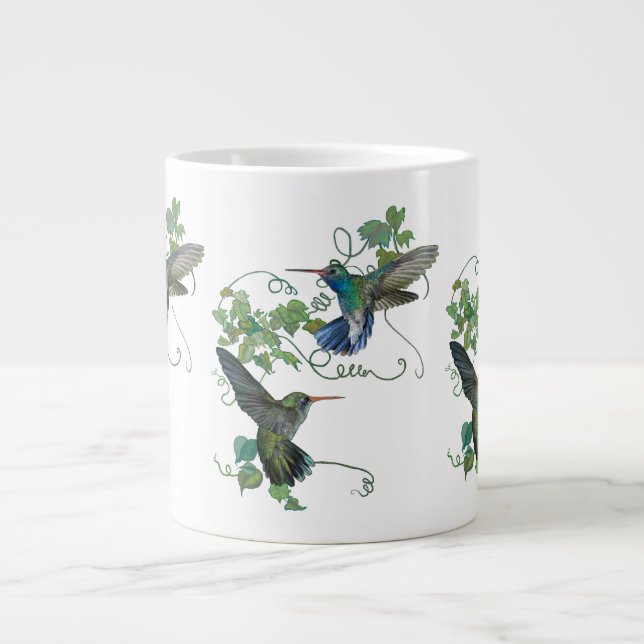 Summenvogel-Flug Jumbo-Tasse (Vorderseite)
