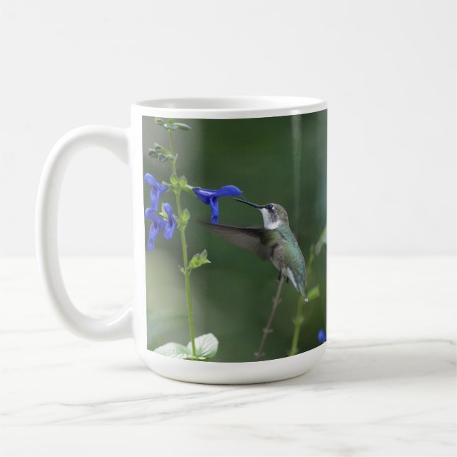 Summenvogel salvia Saphir-Blau-Tasse Kaffeetasse (Links)