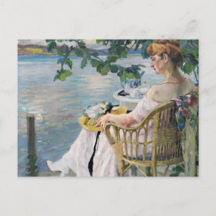 Summer Abend   Edward Cucuel Postkarte