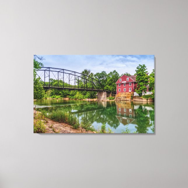 Summer at War Eagle Mill Leinwand (Vorderseite)