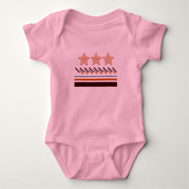 Summer Baby Drei-Sterne Stripes Strampler