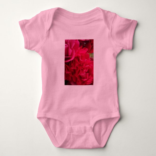 Summer Baby Rose Blume Strampler (Vorderseite)