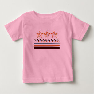 Summer Baby Three -Stern Streifen T-shirt