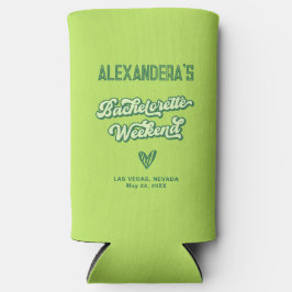 Summer Bachelorette Neon Pool Gastgeschenk Selters Dosenkühler