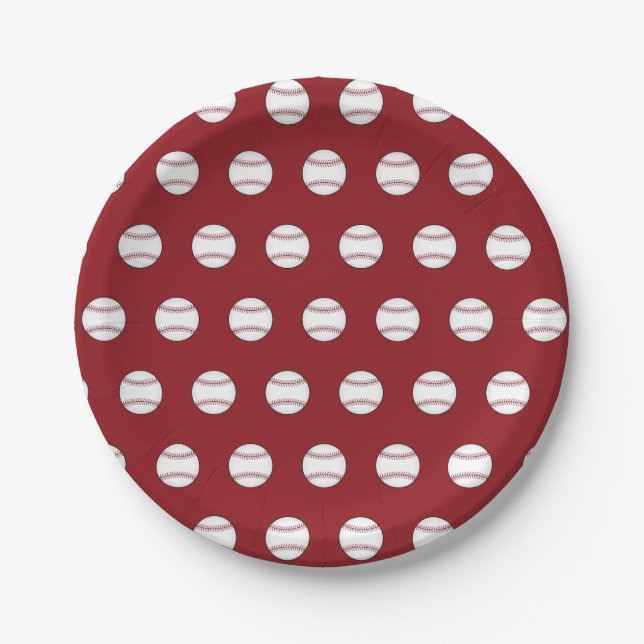 Summer Baseball Party Picnic Paper Teller (Vorderseite)