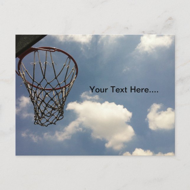 Summer Basketball Postkarte (Vorderseite)