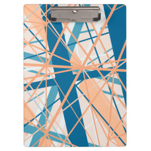 Summer Beach Abstrakt Geometrie Lines Clipboard Klemmbrett