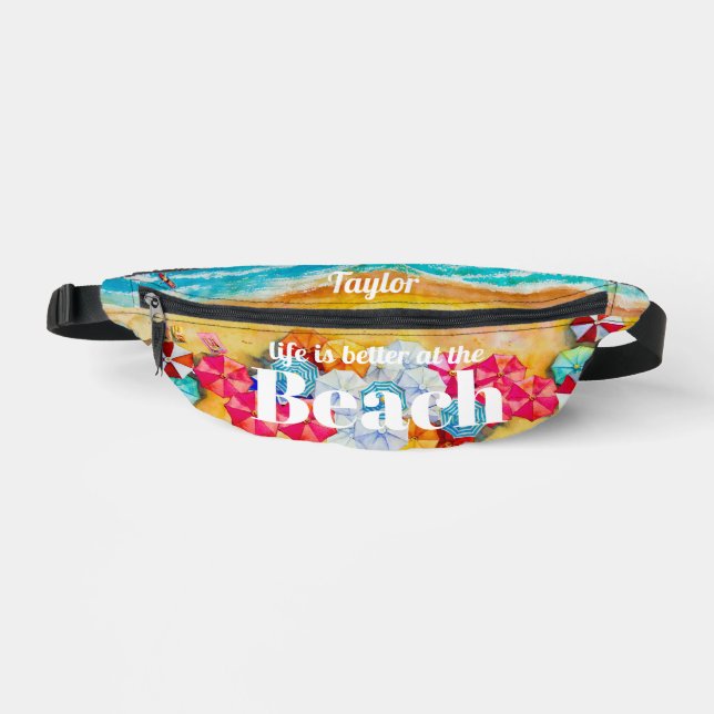 Summer Beach Bauchtasche (Vorderseite)