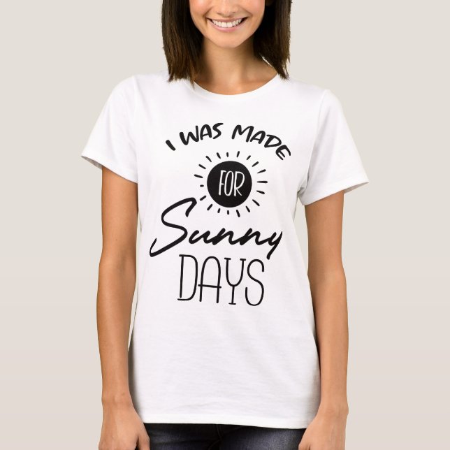 Summer Beach Design T-Shirt (Vorderseite)