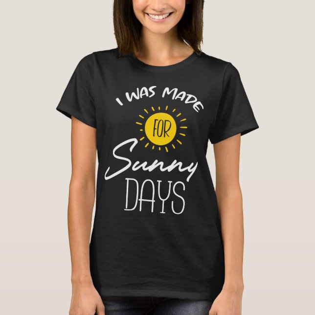 Summer Beach Design T-Shirt (Vorderseite)