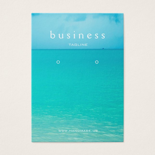 Summer Beach Earring Display (Vorderseite)