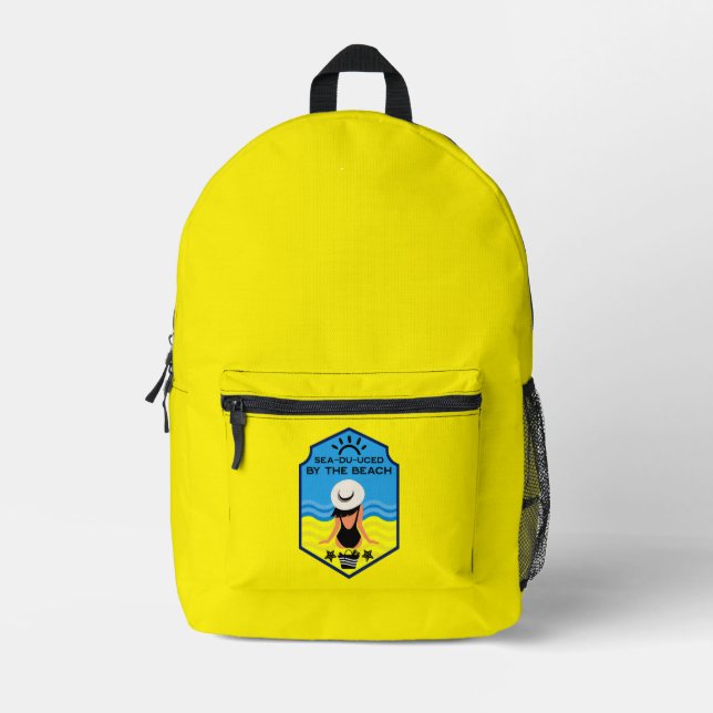 Summer Beach Essential Geschenk Bedruckter Rucksack (Vorderseite)