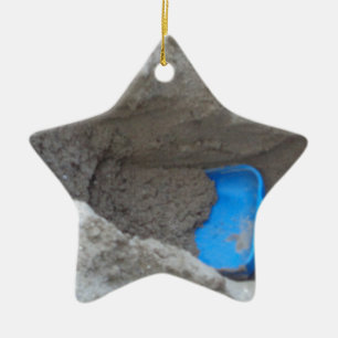 Summer Beach Gravitation Sand Shovel, Scoop, Playi Keramikornament
