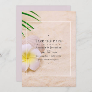 Summer Beach Hochzeit Save the Date