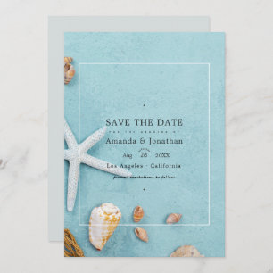 Summer Beach Hochzeit Save the Date