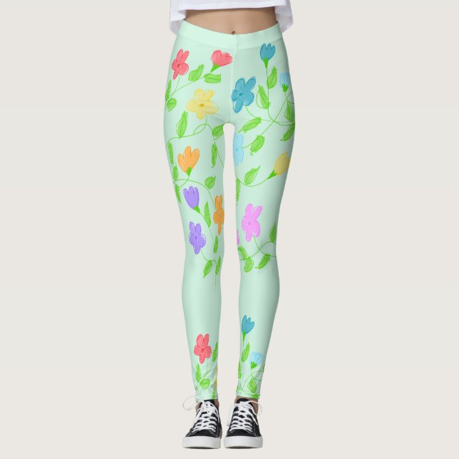 Summer Beach Leggings (Vorderseite)