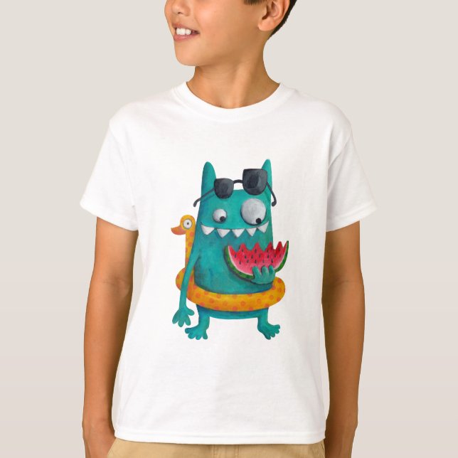 Summer Beach Monster T-Shirt (Vorderseite)
