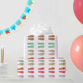 Summer Beach Party Flip Flops Packpapier